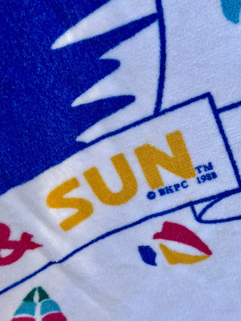 Beach Towel Beverly Hills Surf & Sun Polo Club Vintage Sailboard Sailboat BHPC
